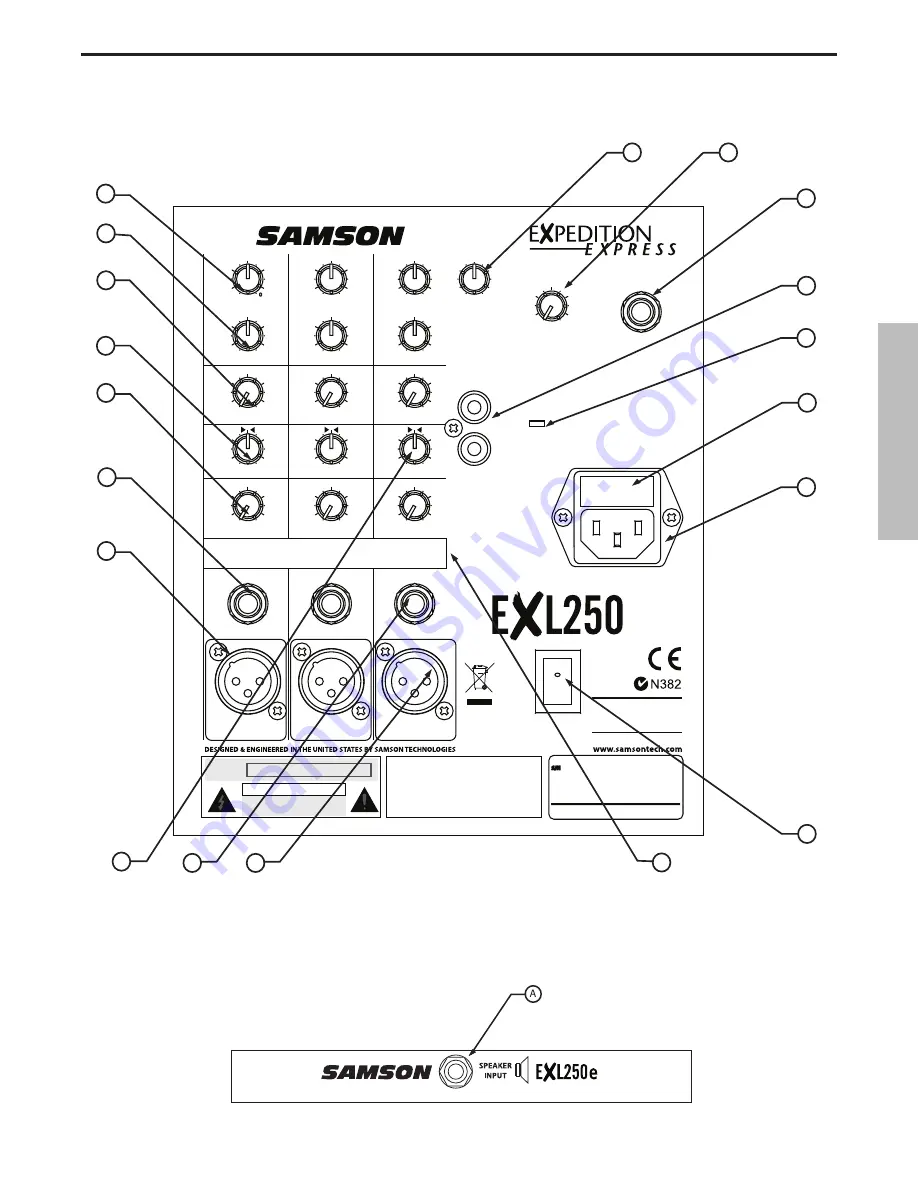 Samson PORTABLE PA SYSTEM EXL250 Скачать руководство пользователя страница 27