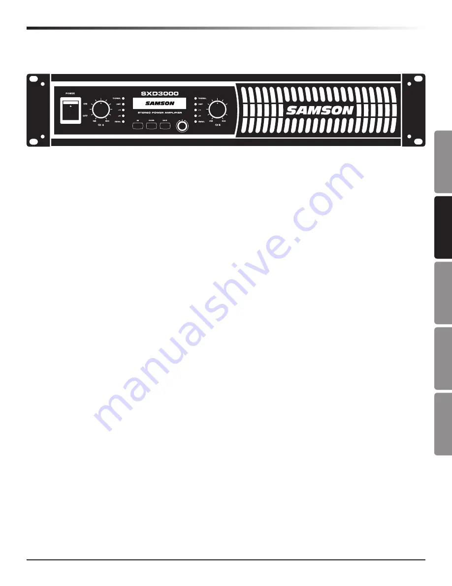 Samson SXD Series Owner'S Manual Download Page 19