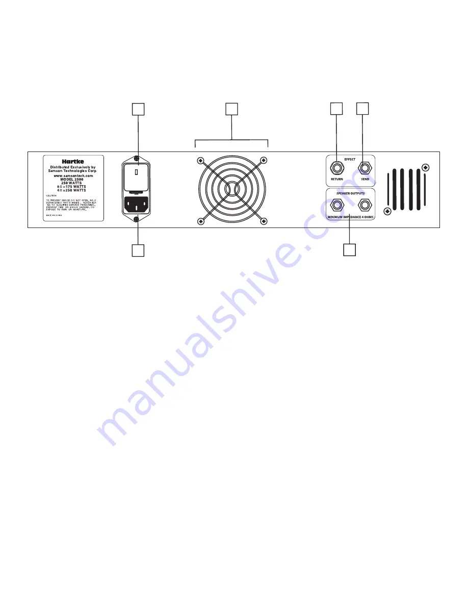 Samson VX2510 Owner'S Manual Download Page 8