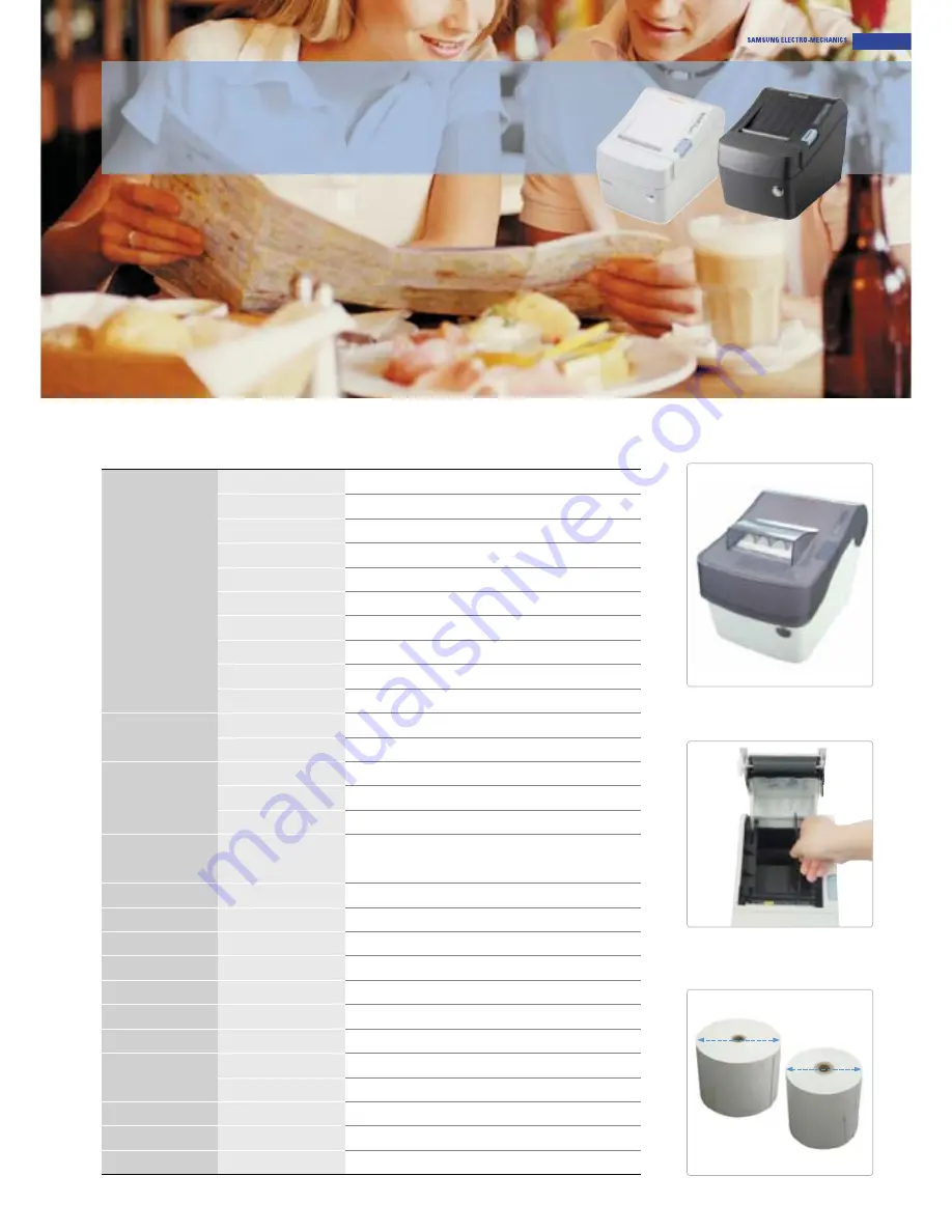 Samsung 2 COLOR THERMAL PRINTER SRP-275 Brochure & Specs Download Page 7