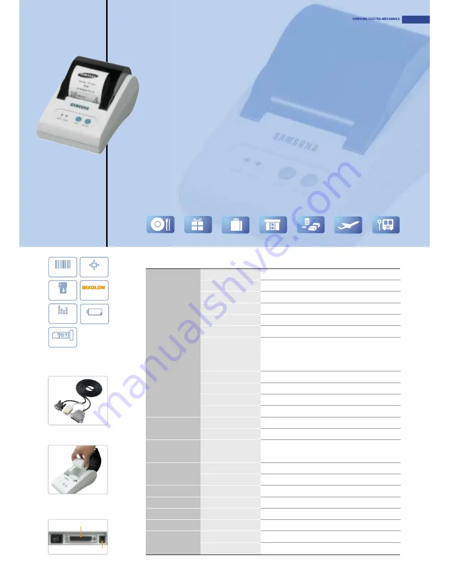 Samsung 2 COLOR THERMAL PRINTER SRP-275 Brochure & Specs Download Page 17