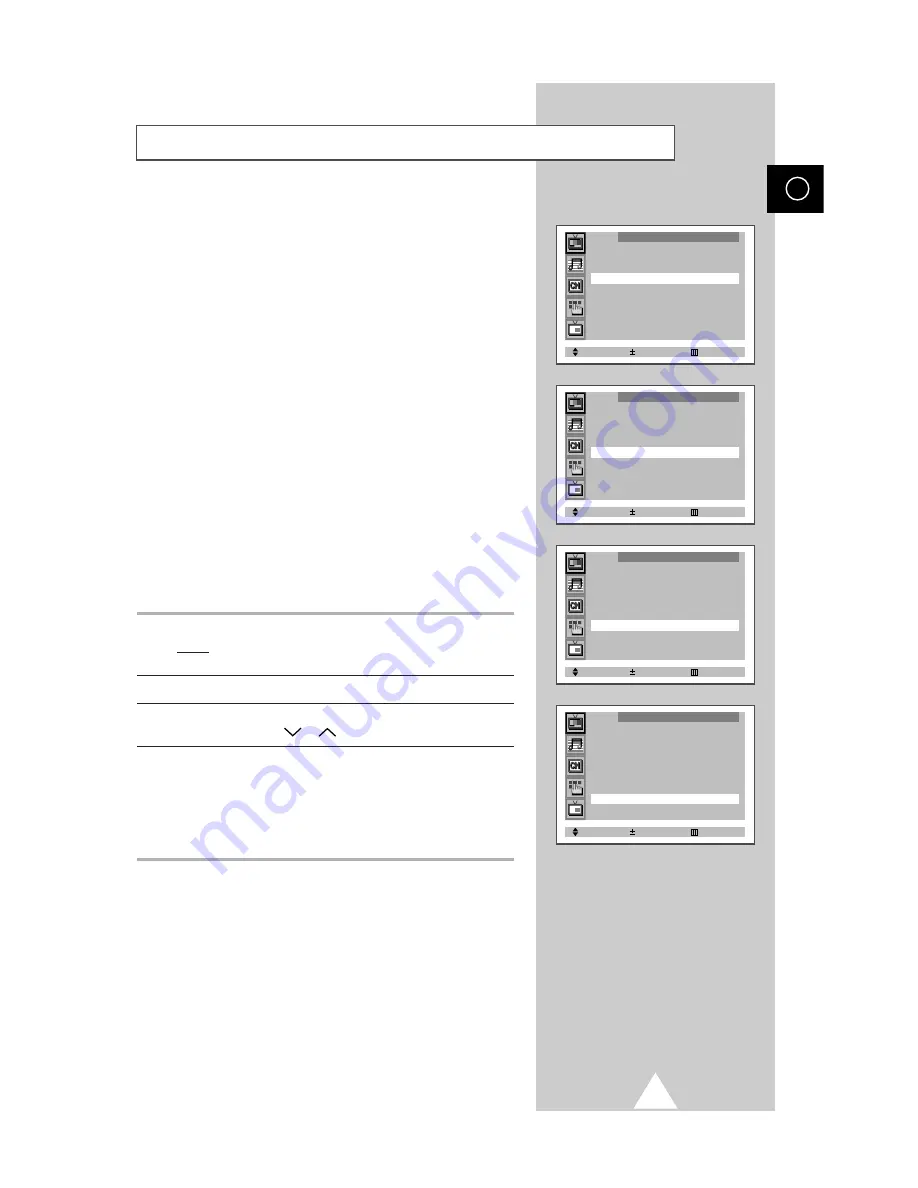 Samsung 29Z7 Owner'S Instructions Manual Download Page 23