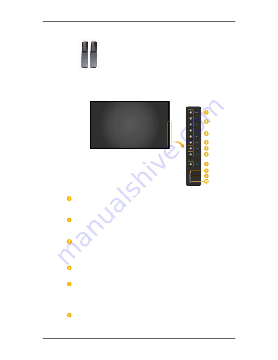 Samsung 400UXN-UD - 40IN LCD 5000:1 1366X768 Guía De Inicio Rápido Download Page 4