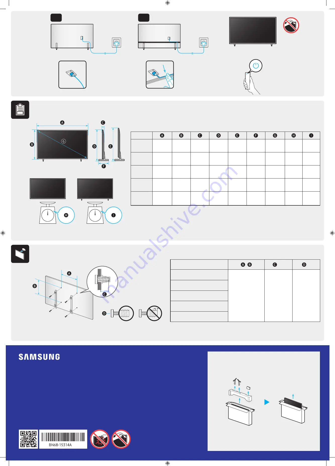 Samsung 50QA6 Series Скачать руководство пользователя страница 1