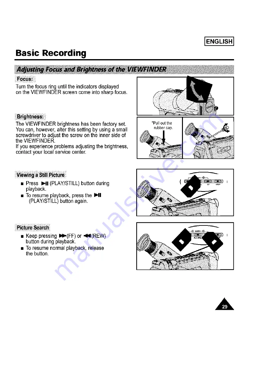 Samsung 8 SCA30 Owner'S Instruction Book Download Page 29