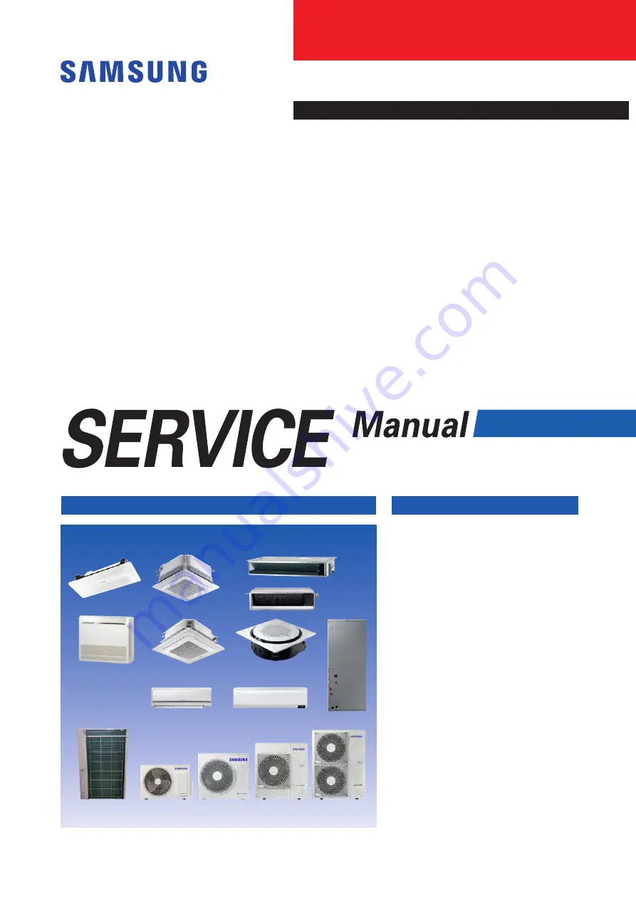 Samsung AC009BNLDCH Service Manual Download Page 1