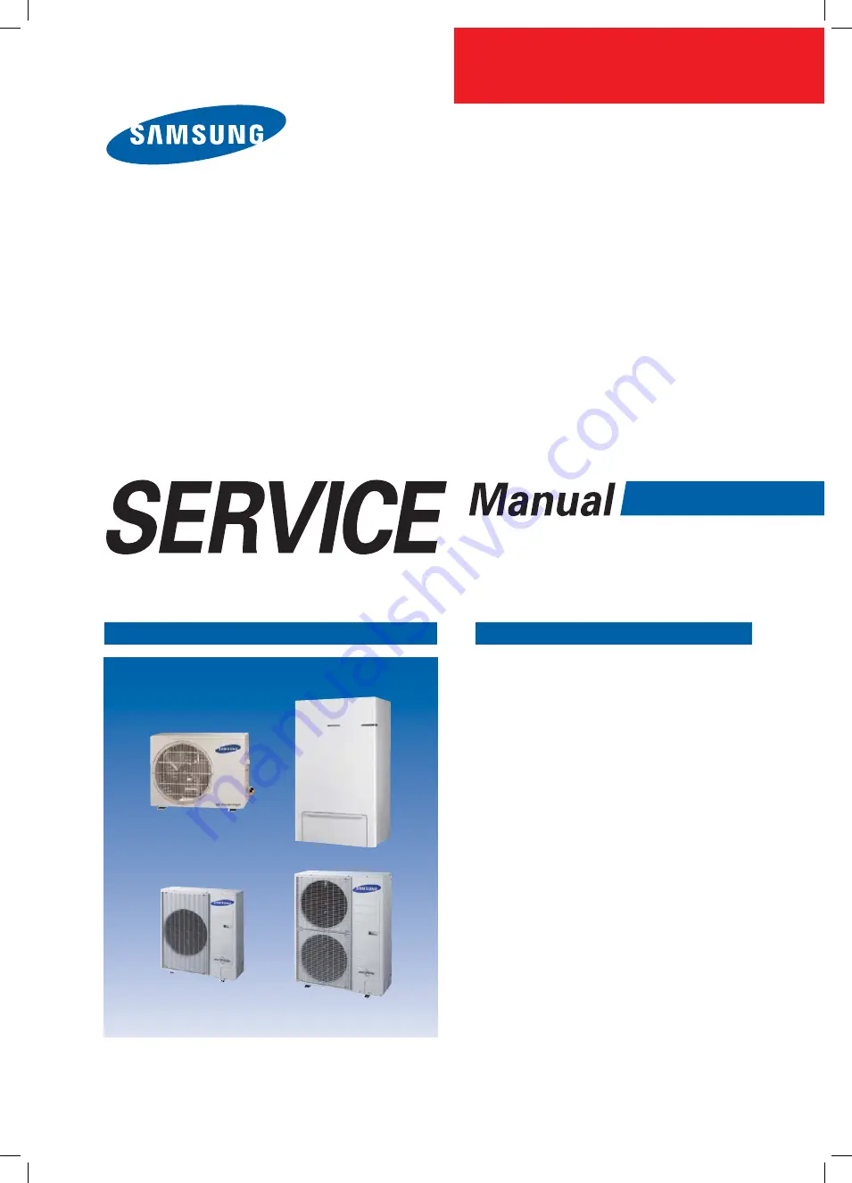 Samsung AEX160EDEHA Service Manual Download Page 1