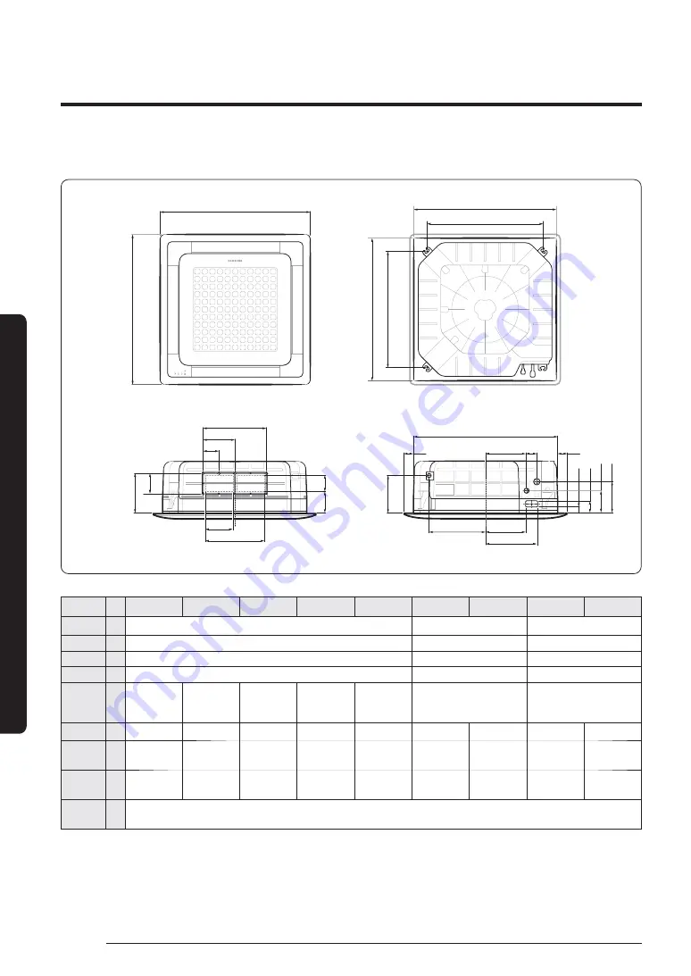 Samsung AM AN4PKH Series Installation Manual Download Page 6