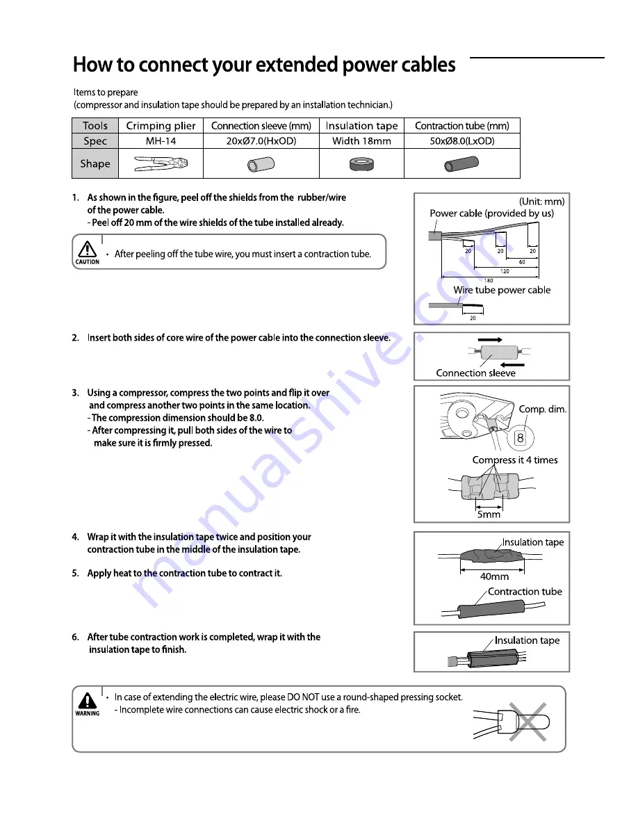 Samsung AR12FC3TAUR User & Installation Manual Download Page 43