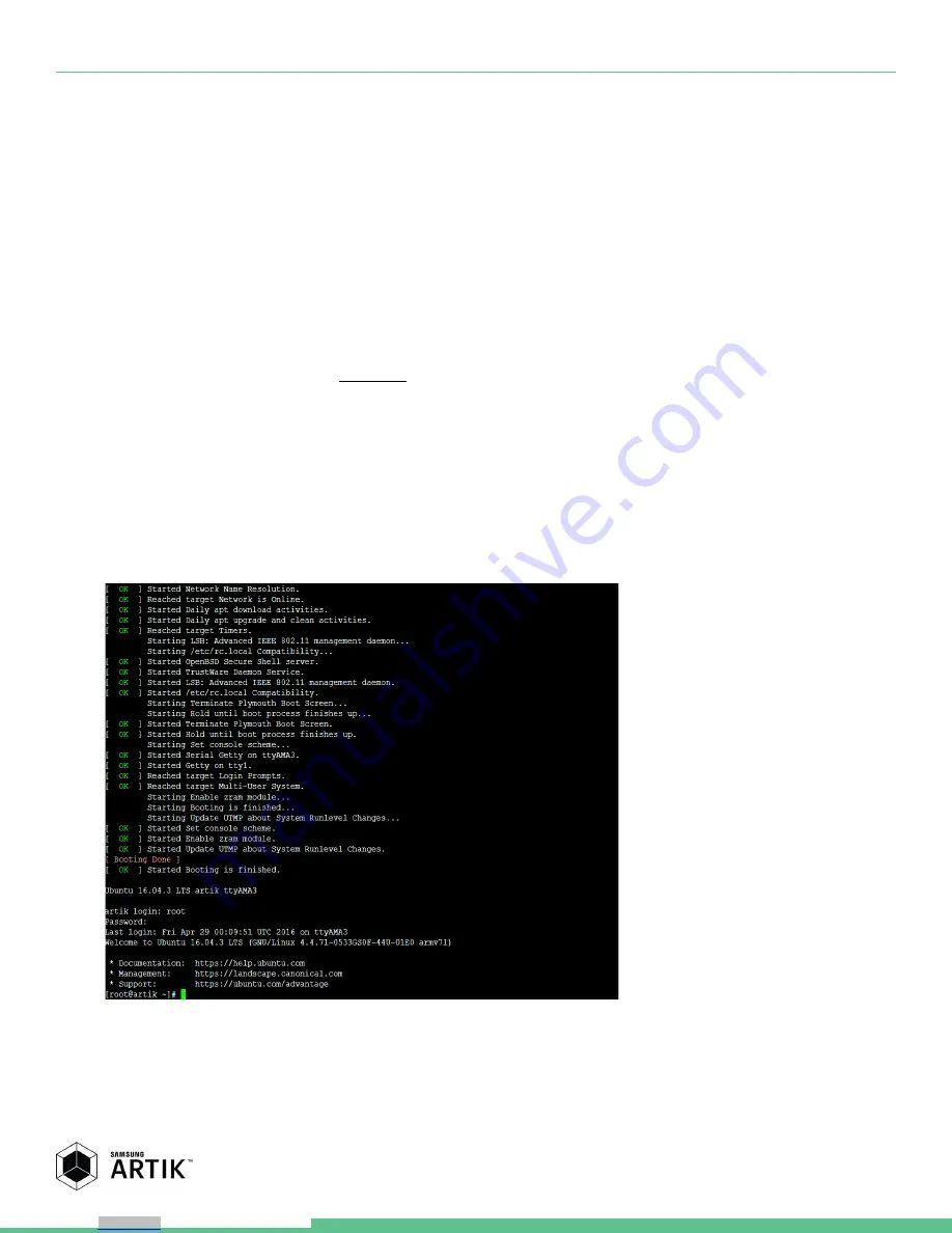 Samsung ARTIK 530s Manual Download Page 29