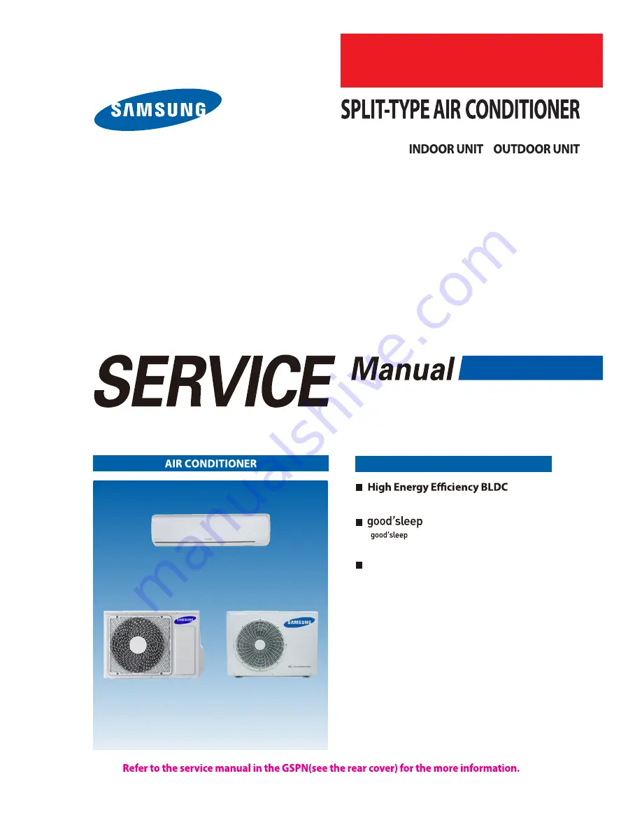 Samsung ASV18PULNXEA Service Manual Download Page 1