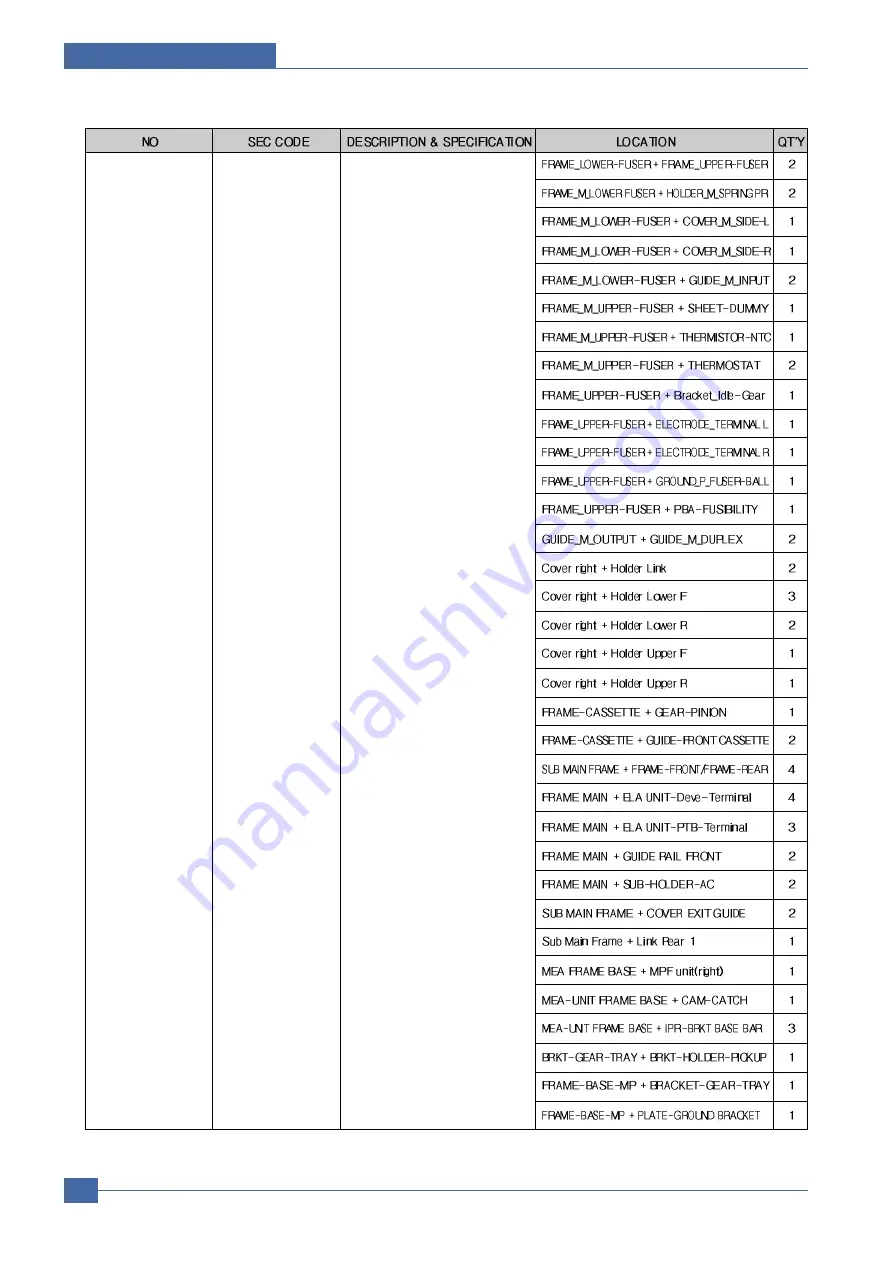 Samsung CLP-300N/XEU Service Manual Download Page 54