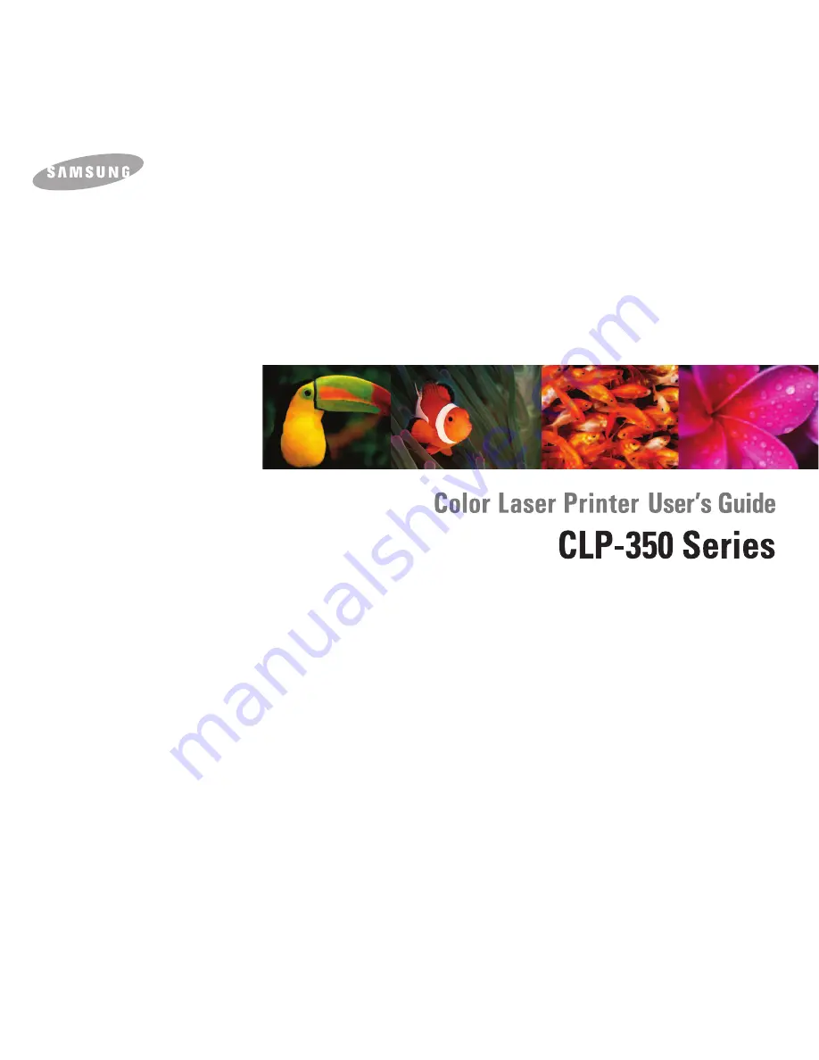 Samsung CLP-350 User Manual Download Page 1