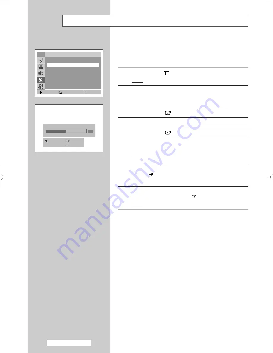 Samsung CS-32500HEXA Owner'S Instructions Manual Download Page 20