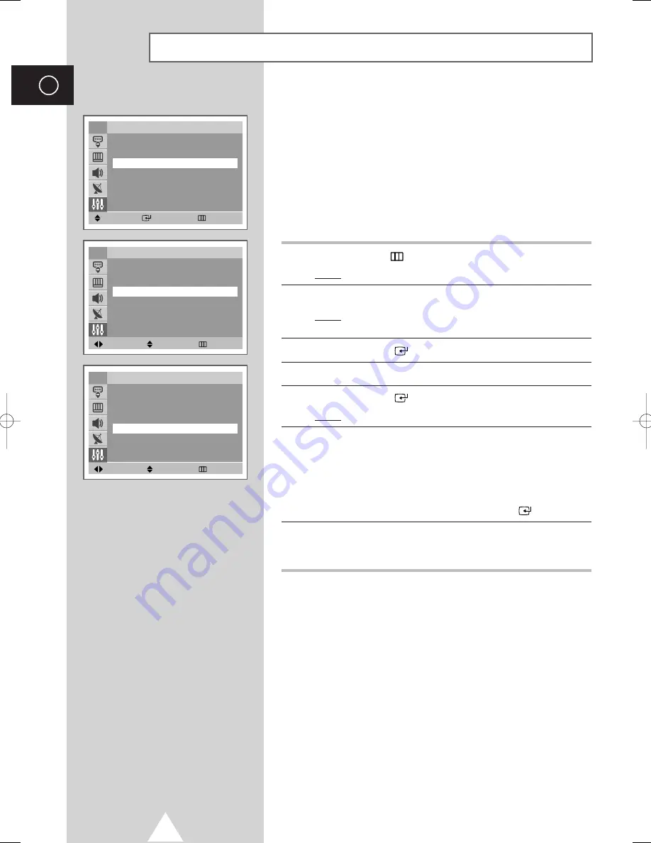 Samsung CS29M6 Owner'S Instructions Manual Download Page 31