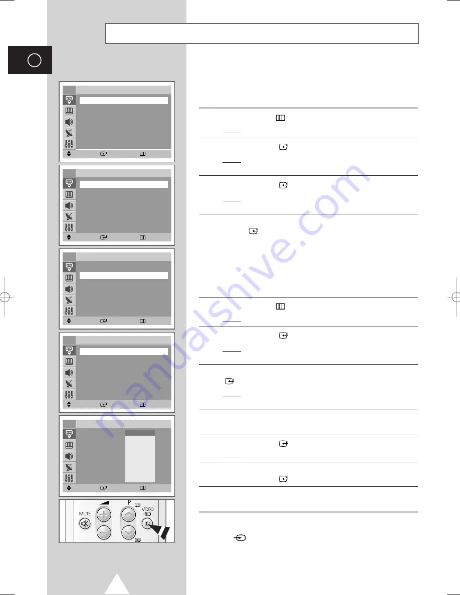 Samsung CS29M6 Owner'S Instructions Manual Download Page 35