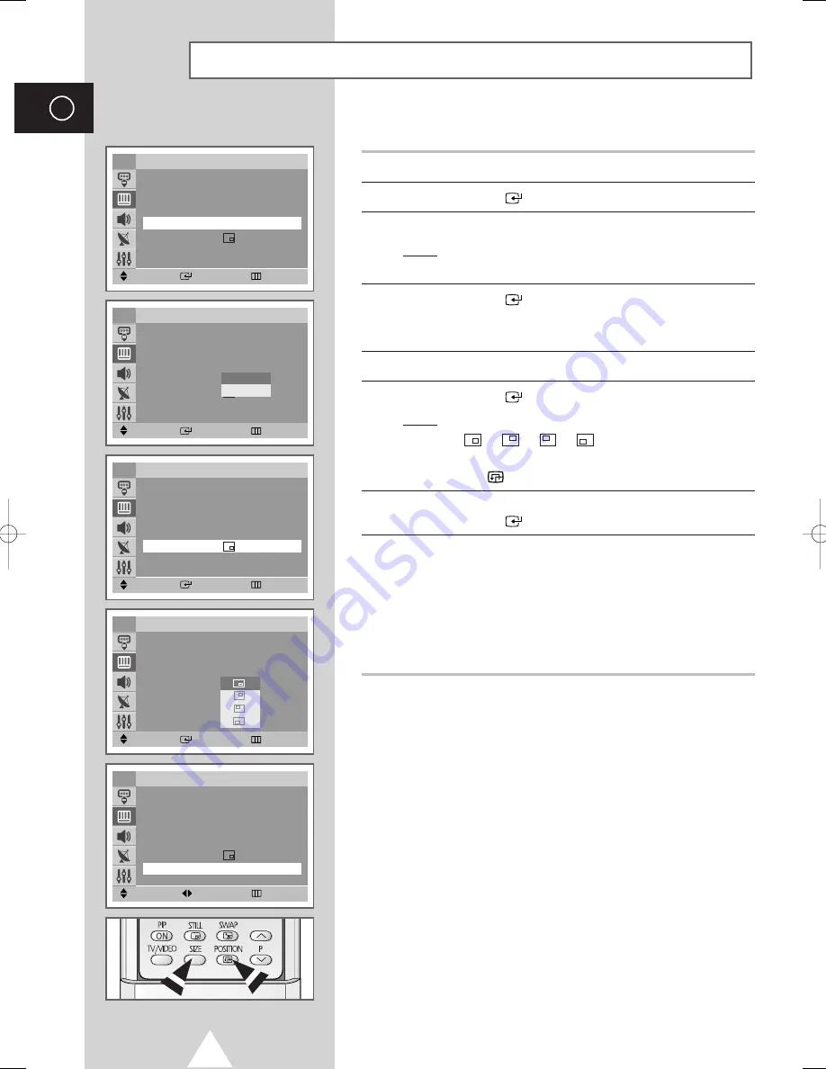 Samsung CS29M6 Owner'S Instructions Manual Download Page 37