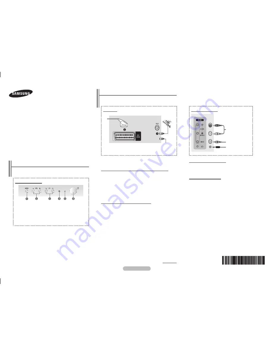 Samsung CS2Z45ZGQ Owner'S Instructions Manual Download Page 1