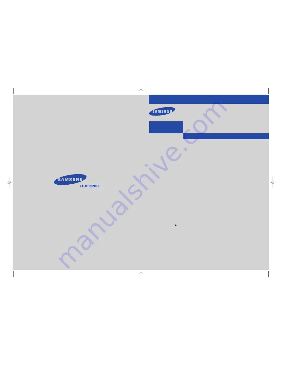 Samsung CT-29V10MQ Owner'S Instructions Manual Download Page 1