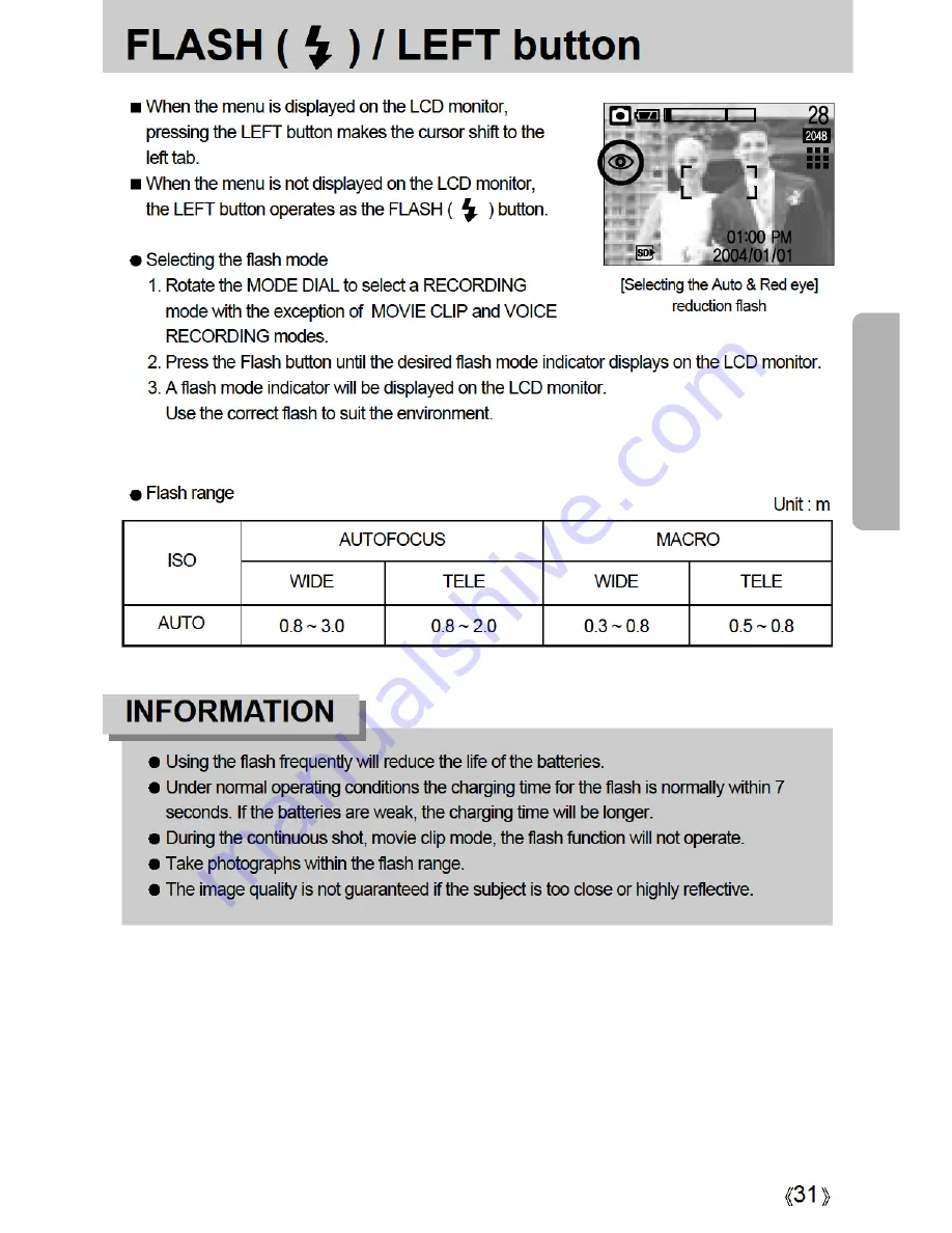 Samsung DIGIMAX 370 User Manual Download Page 31