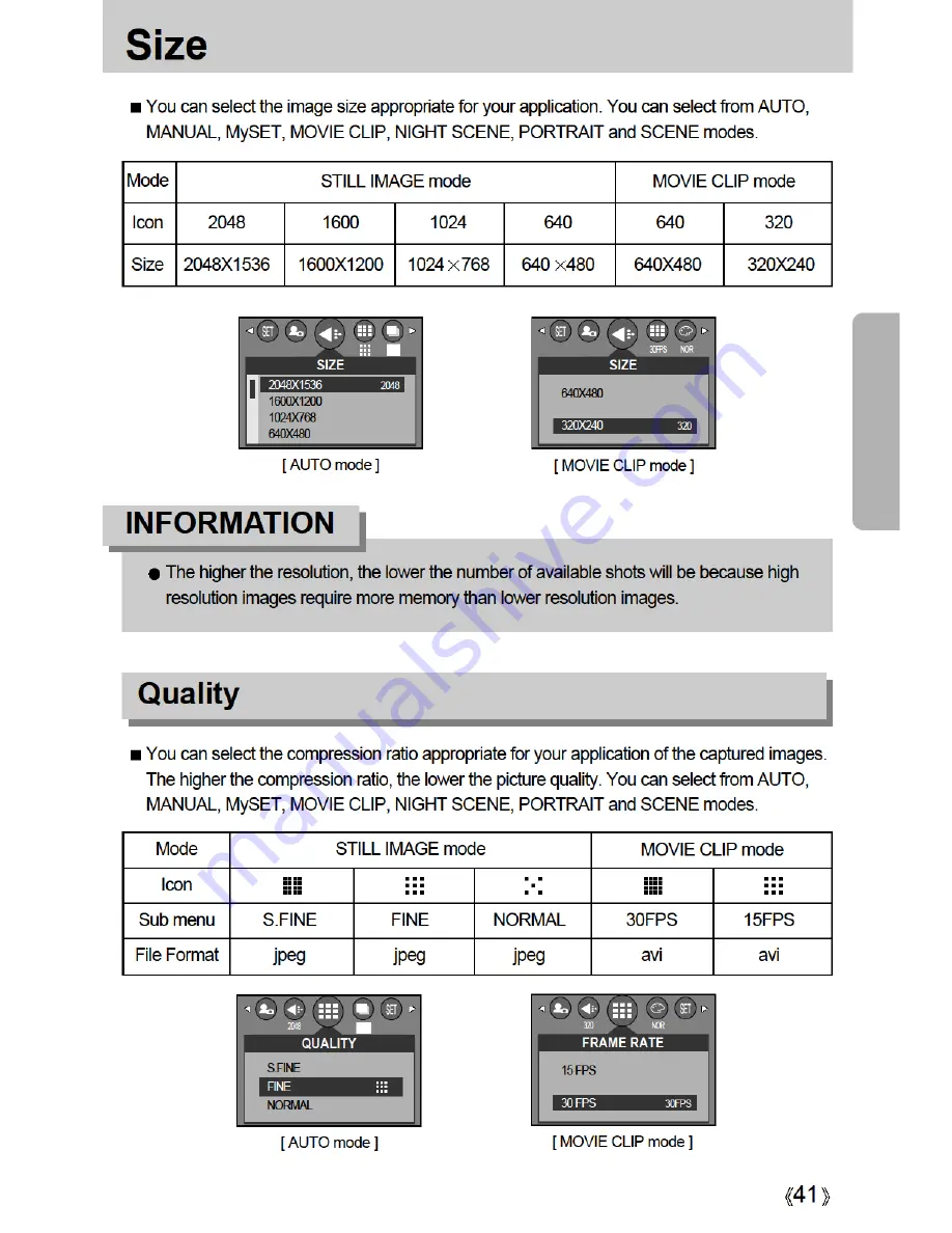 Samsung DIGIMAX 370 User Manual Download Page 41