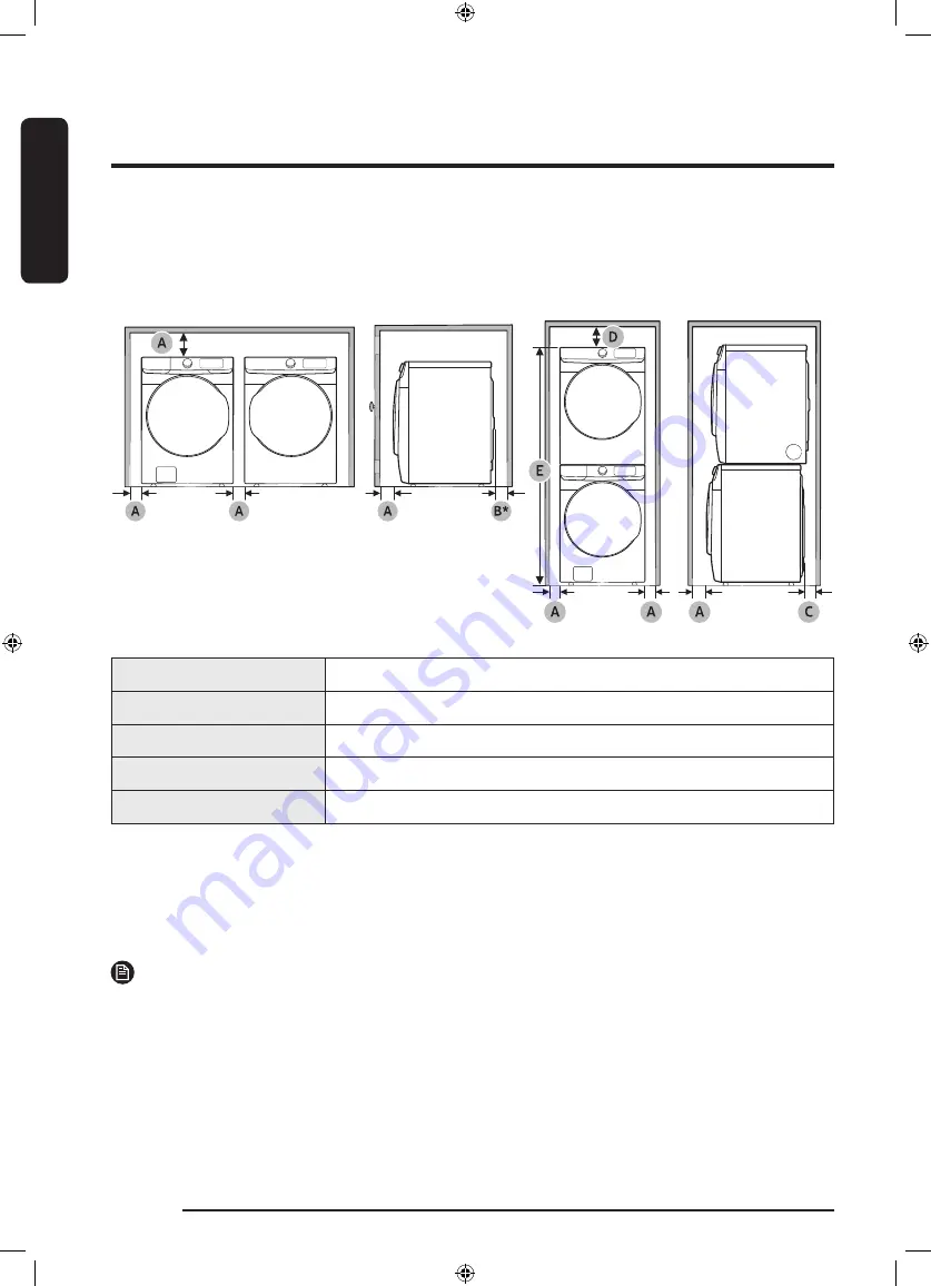 Samsung DV25B6800HW/AC User Manual Download Page 128