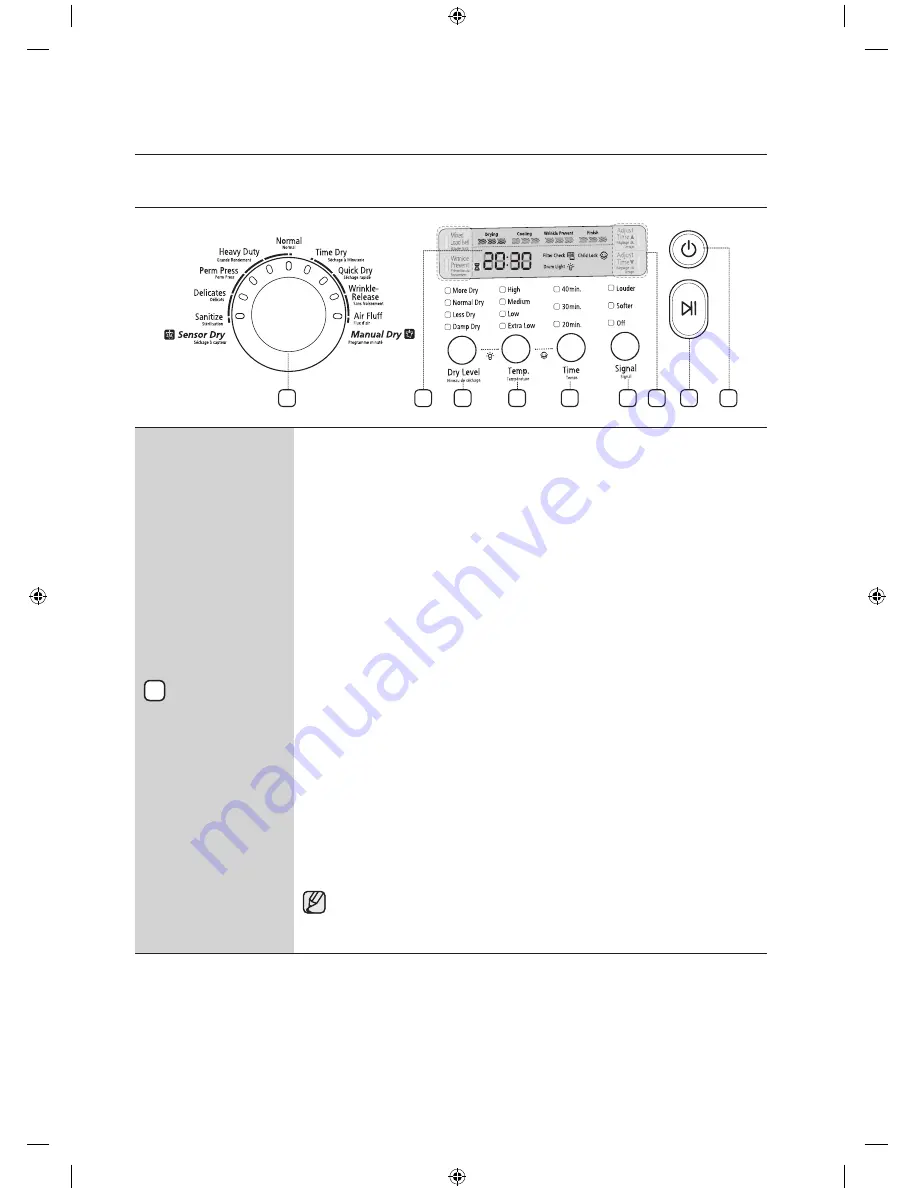 Samsung DV340AER User Manual Download Page 22