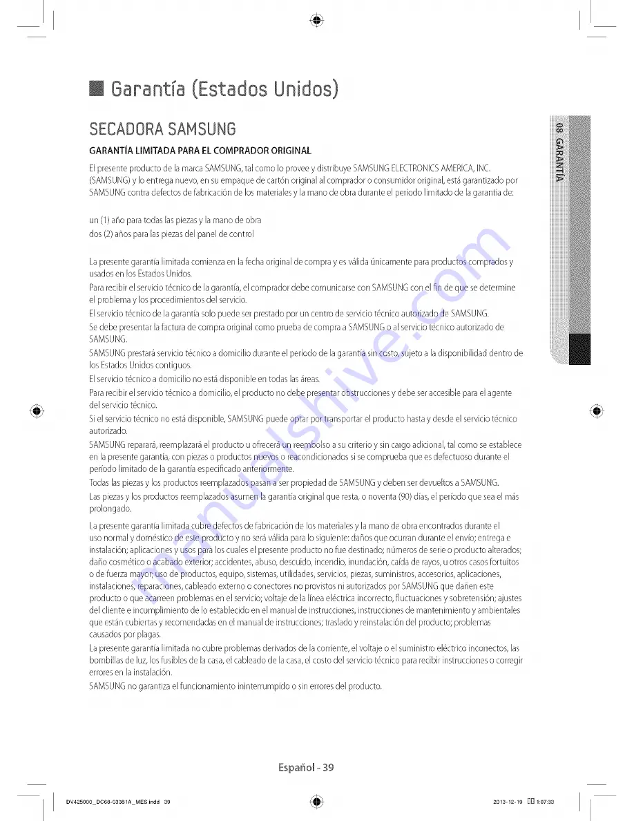 Samsung DV42H5200EW User Manual Download Page 83