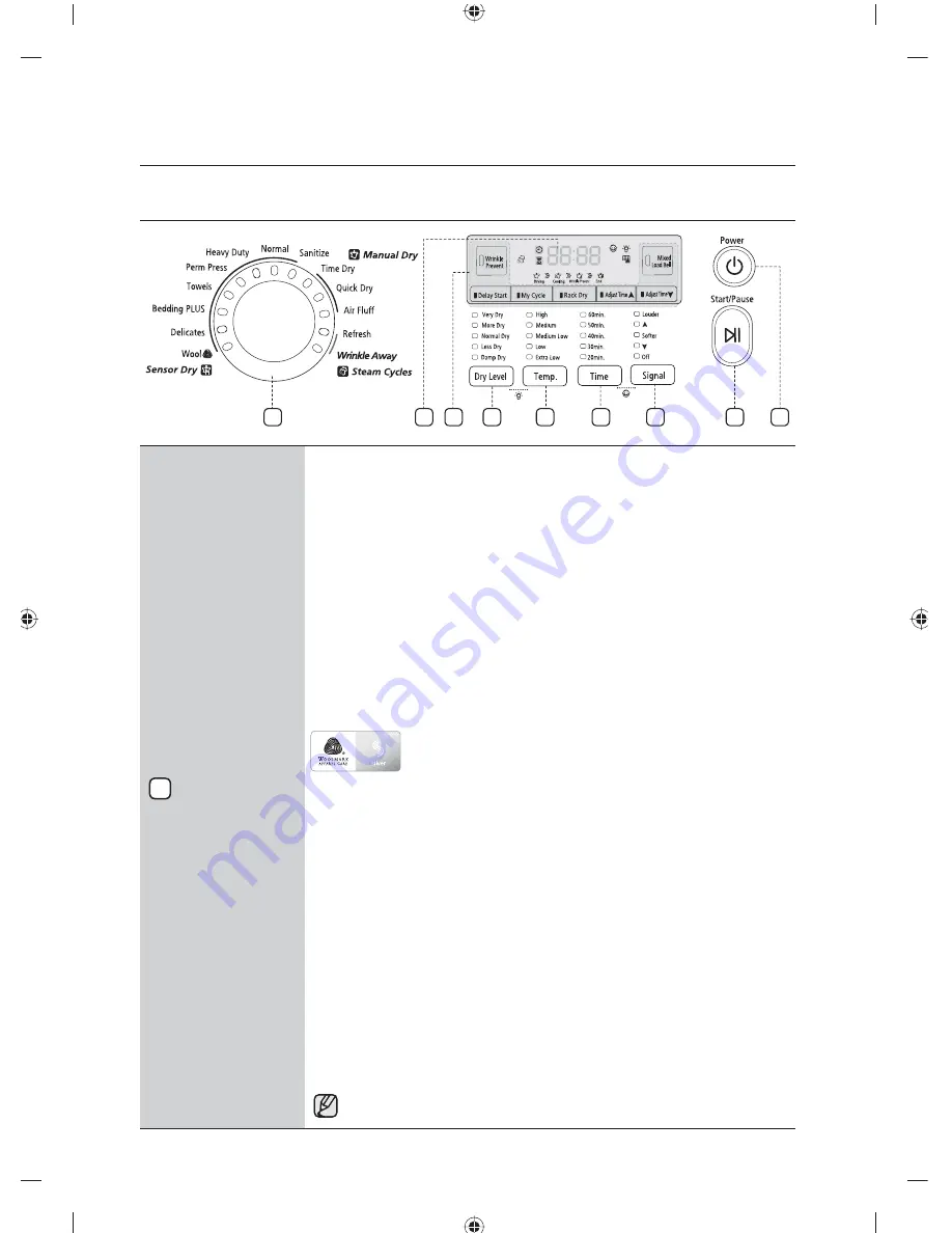 Samsung DV431AEPXAC User Manual Download Page 24