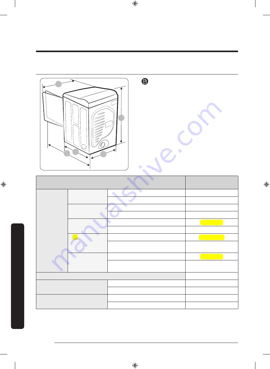 Samsung DV50K8600EW User Manual Download Page 158