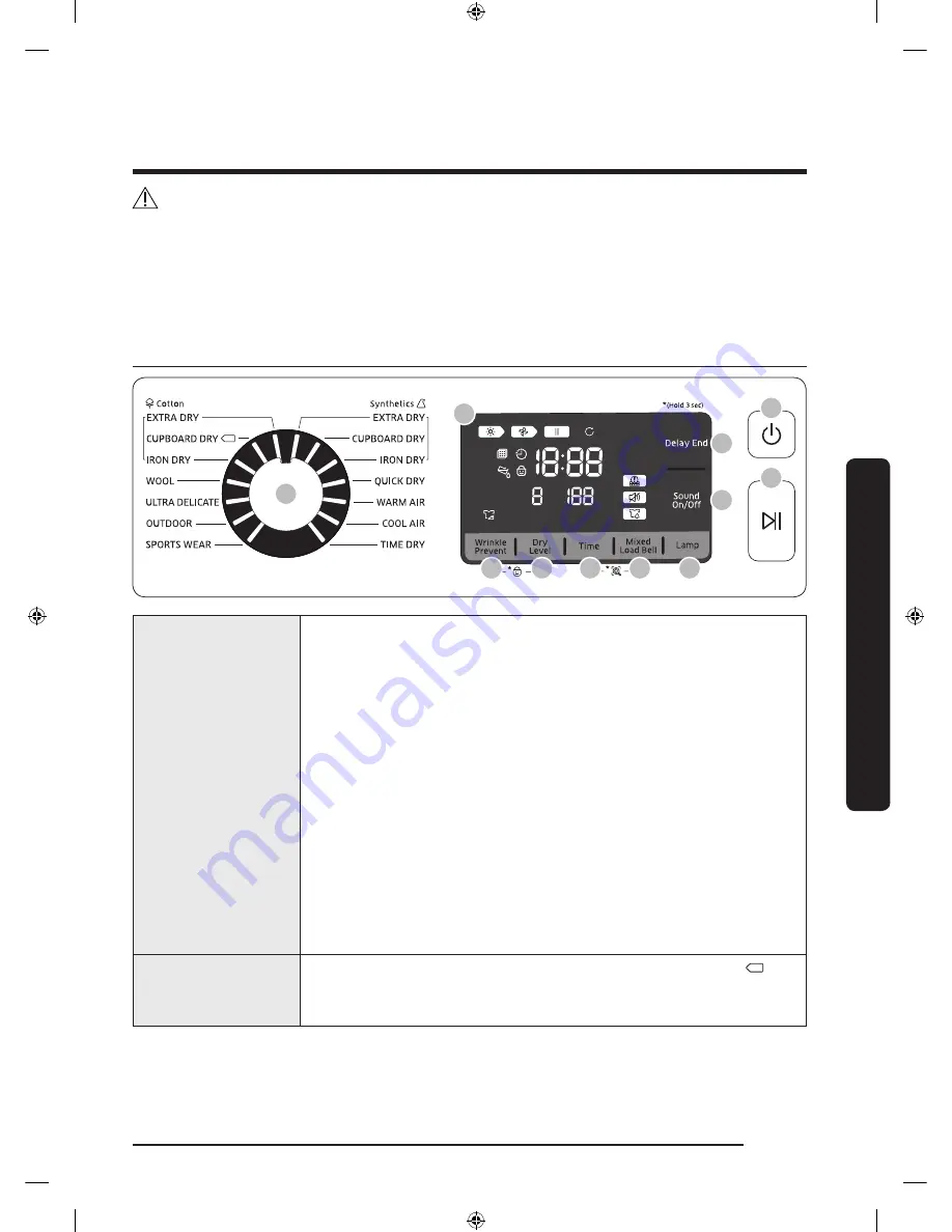 Samsung DV9*K60 series Скачать руководство пользователя страница 29