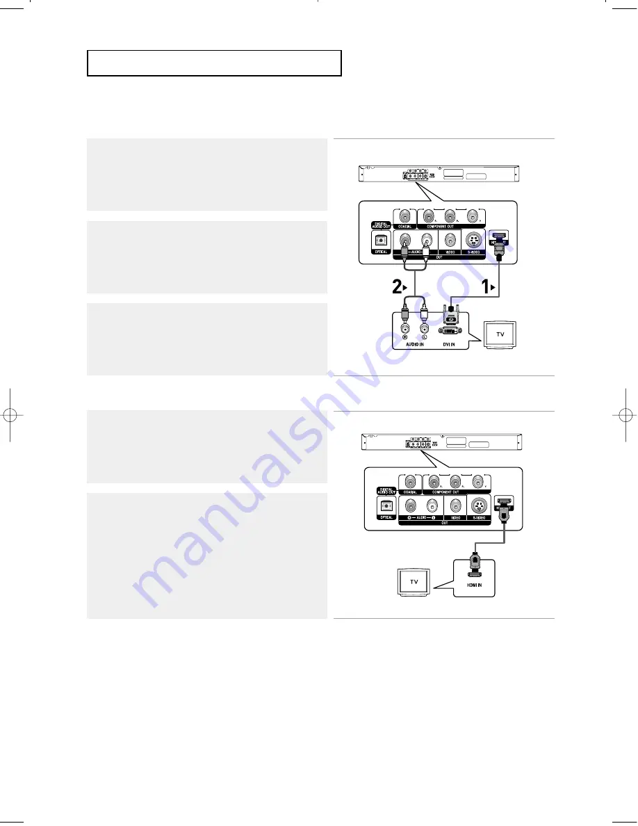 Samsung DVD-HD850 Instruction Manual Download Page 16