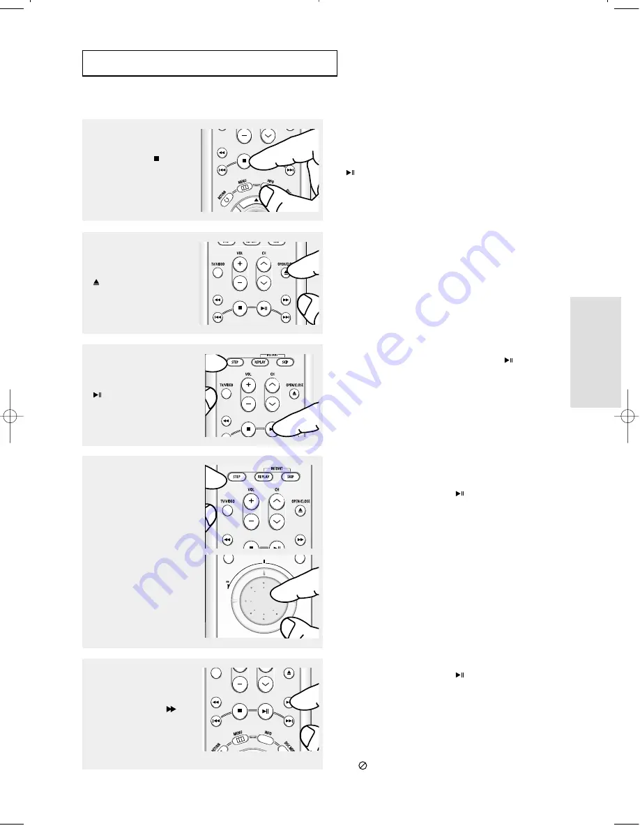 Samsung DVD-HD850 Instruction Manual Download Page 21