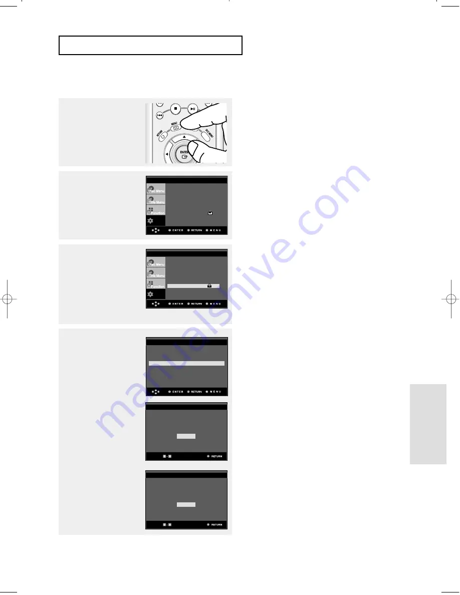 Samsung DVD-HD850 Instruction Manual Download Page 55