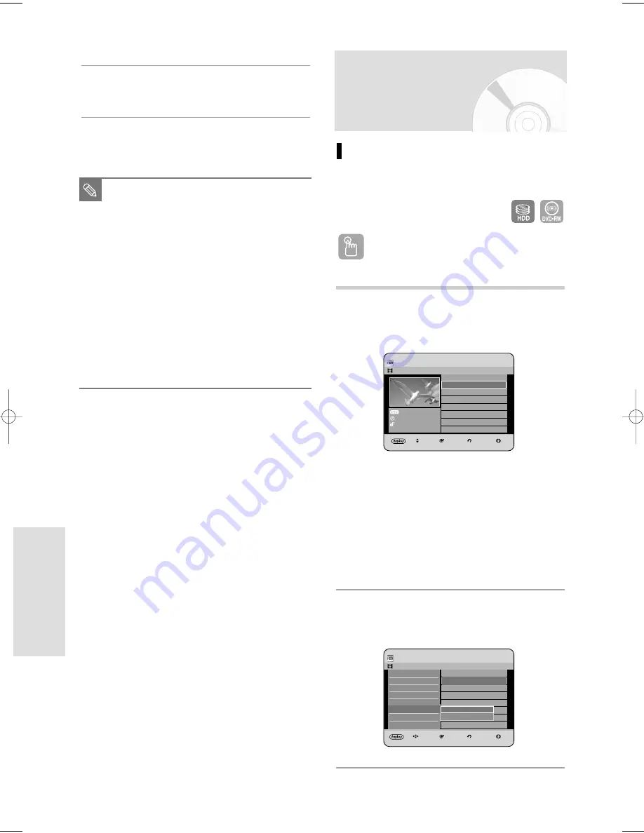 Samsung DVD-HR738/ Instruction Manual Download Page 96