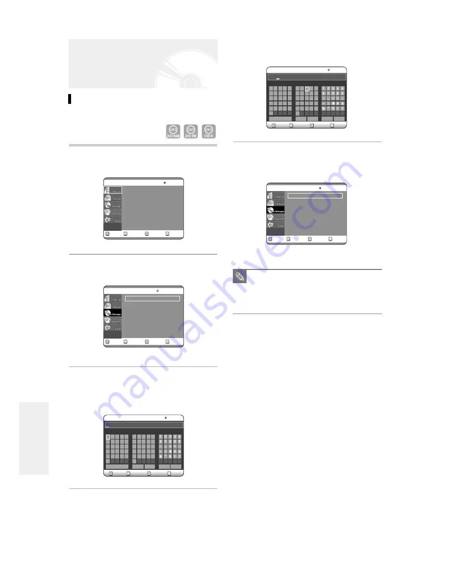 Samsung DVD-R100E Instruction Manual Download Page 79