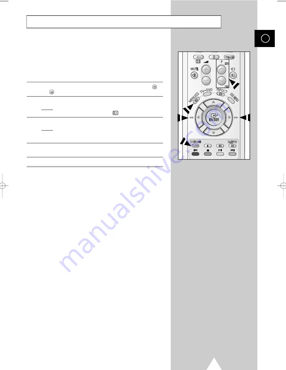 Samsung DVD Television Owner'S Instructions Manual Download Page 49