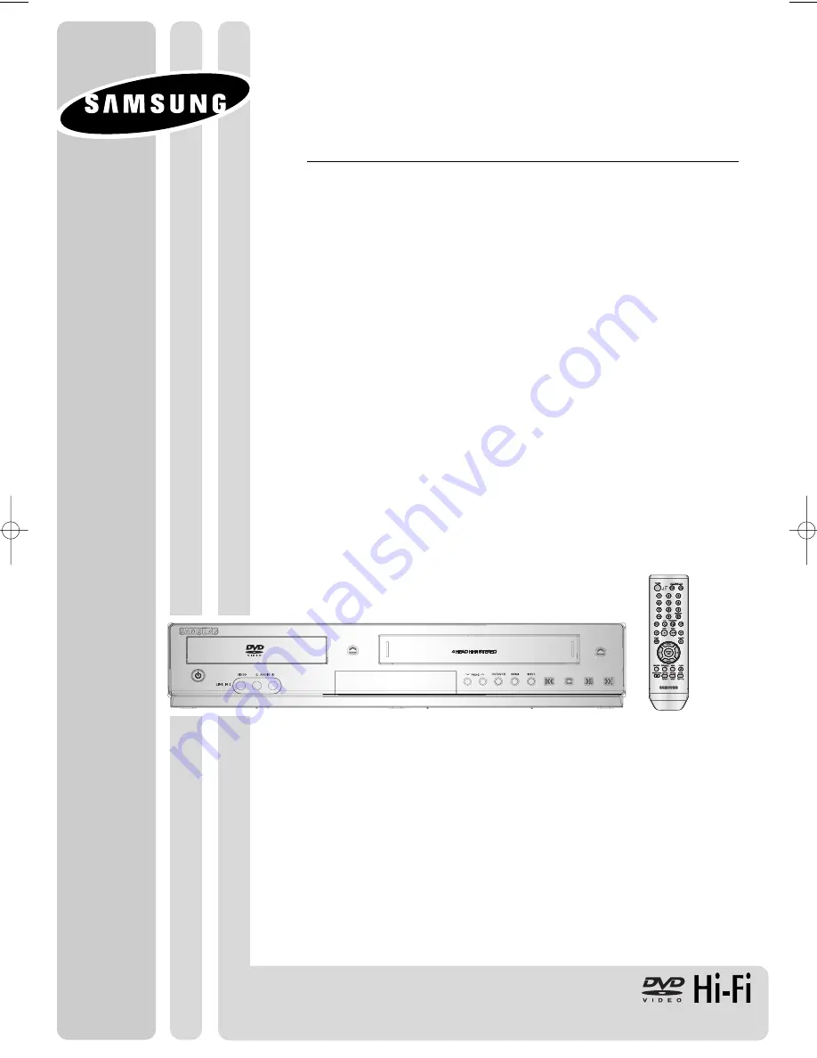 Samsung DVD-V9800M Instruction Manual Download Page 1