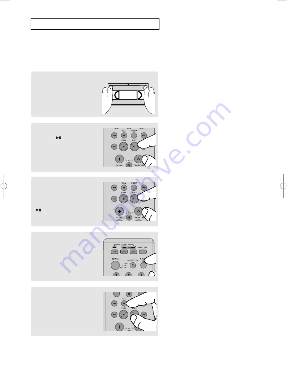 Samsung DVD-V9800M Instruction Manual Download Page 70