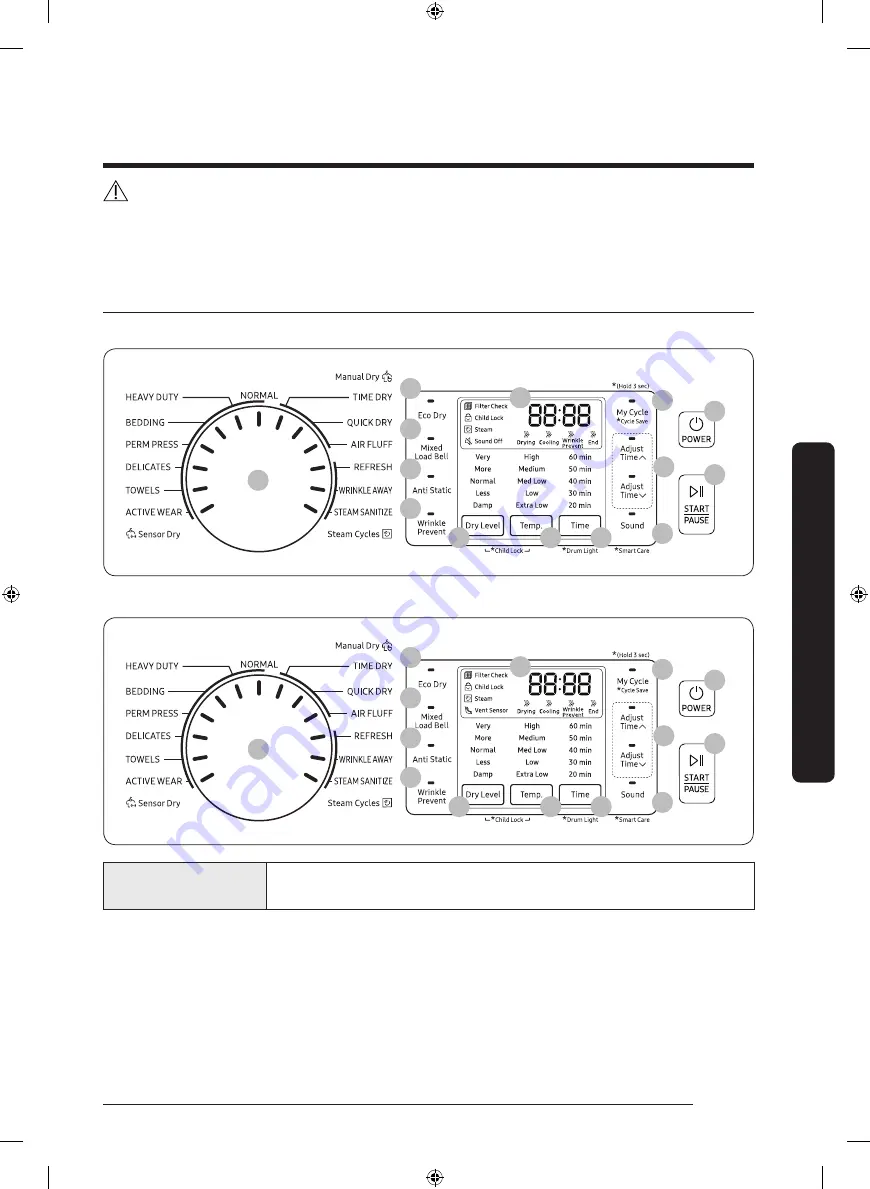 Samsung DVE52M7750W Скачать руководство пользователя страница 31