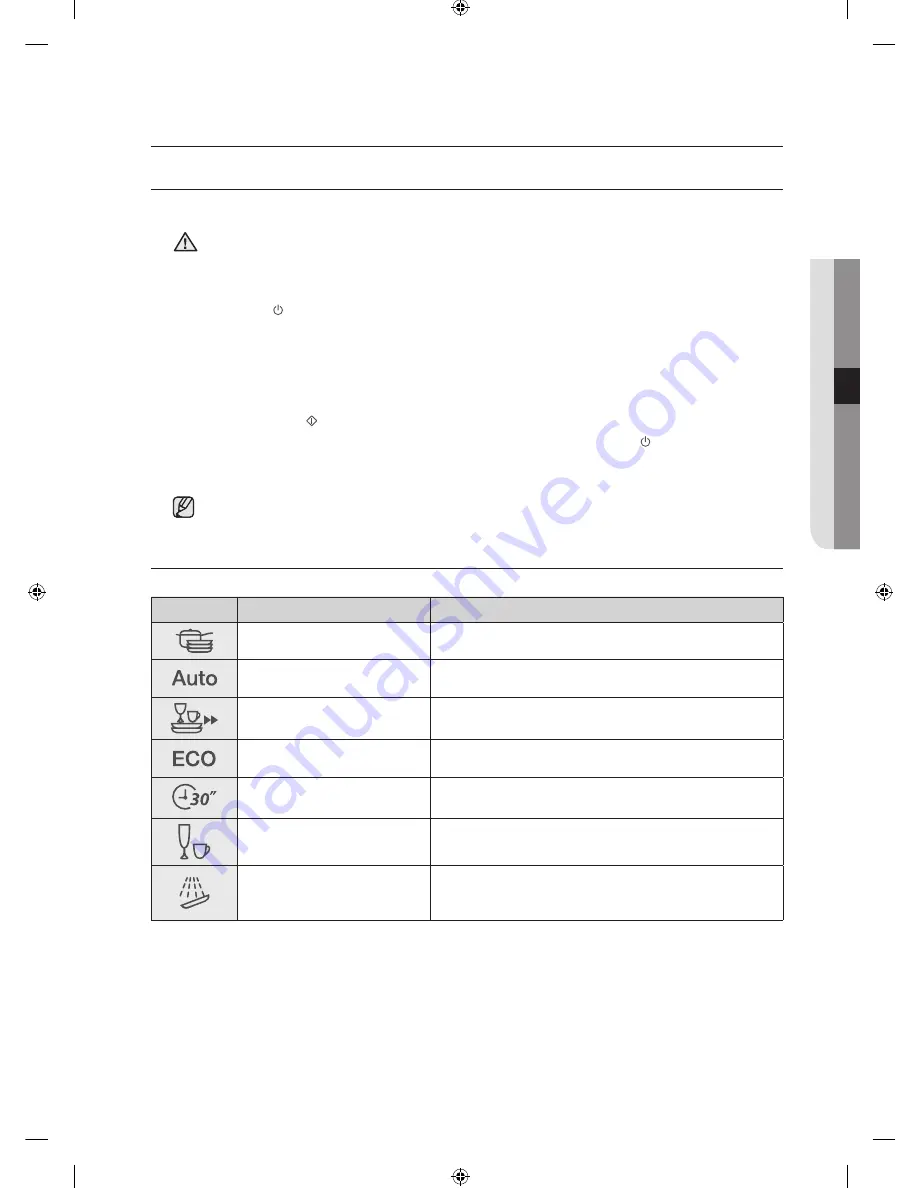 Samsung DW-BG970 Series User Manual Download Page 21