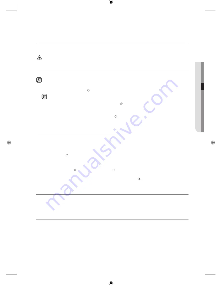 Samsung DW-FG720 SERIES User Manual Download Page 25