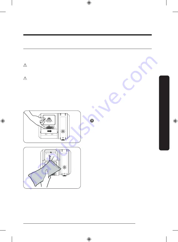 Samsung DW60C7050 Series Скачать руководство пользователя страница 19