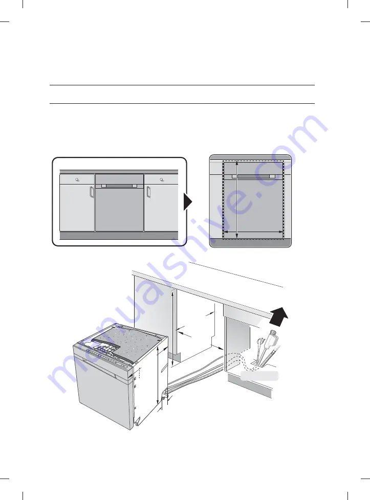 Samsung DW60H9970 Series Installation Manual Download Page 8