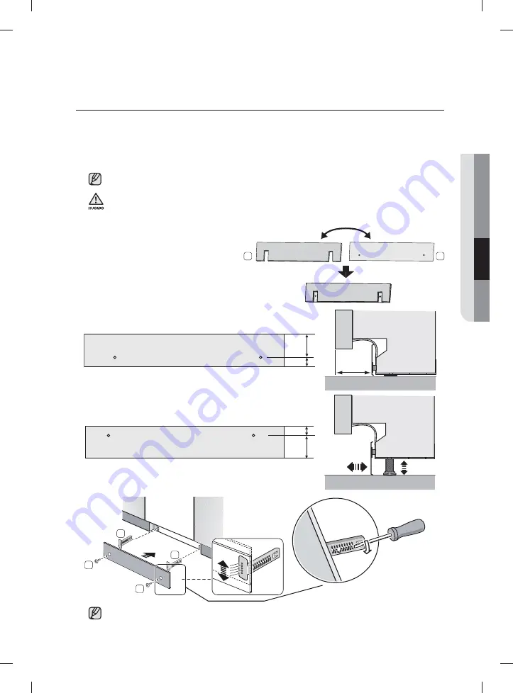 Samsung DW60H9970 Series Installation Manual Download Page 91