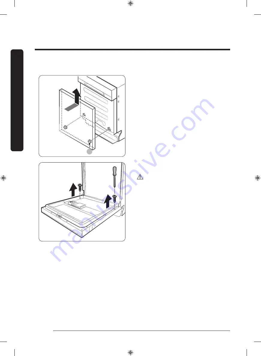 Samsung DW60M9970 Series Installation Manual Download Page 18