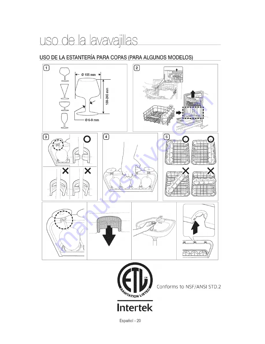 Samsung DW80J994 Series User Manual Download Page 56