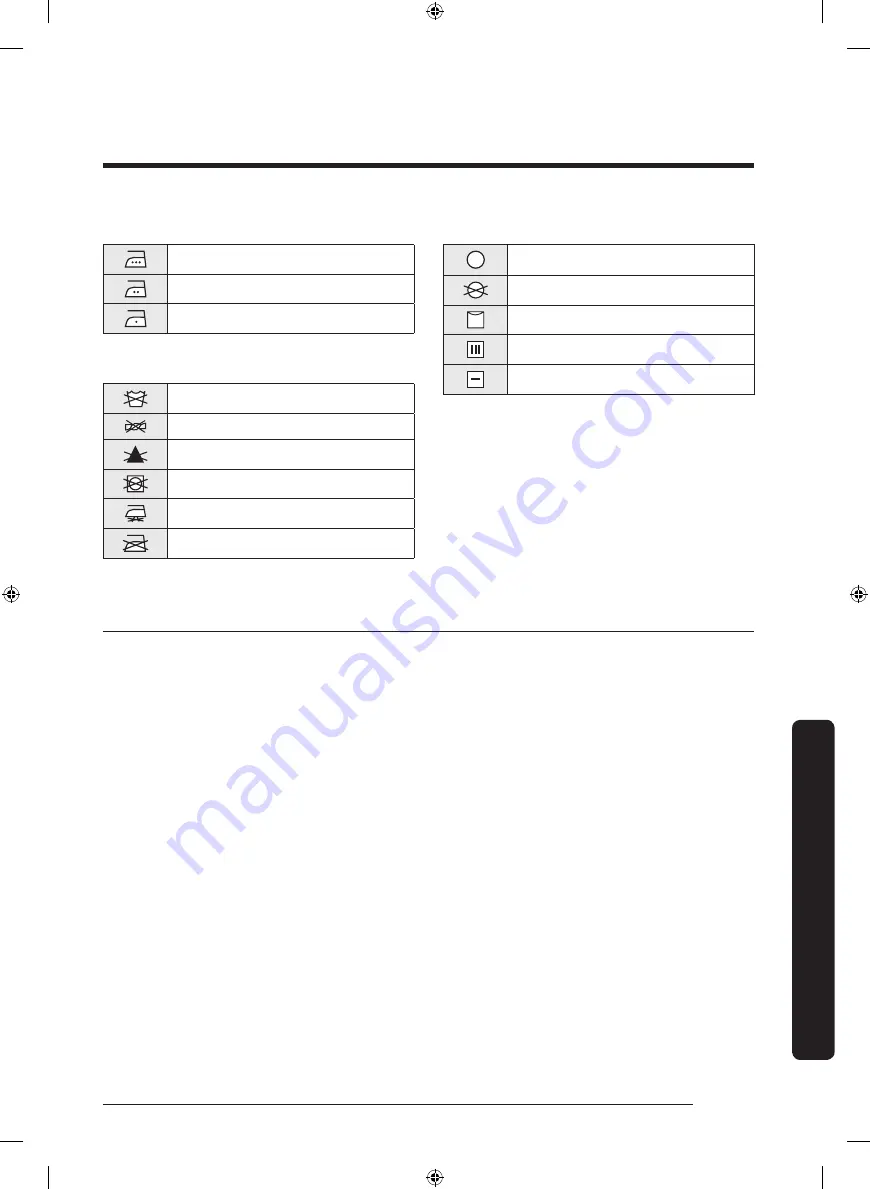 Samsung FlexDry DVE60M9900W/A3 User Manual Download Page 63