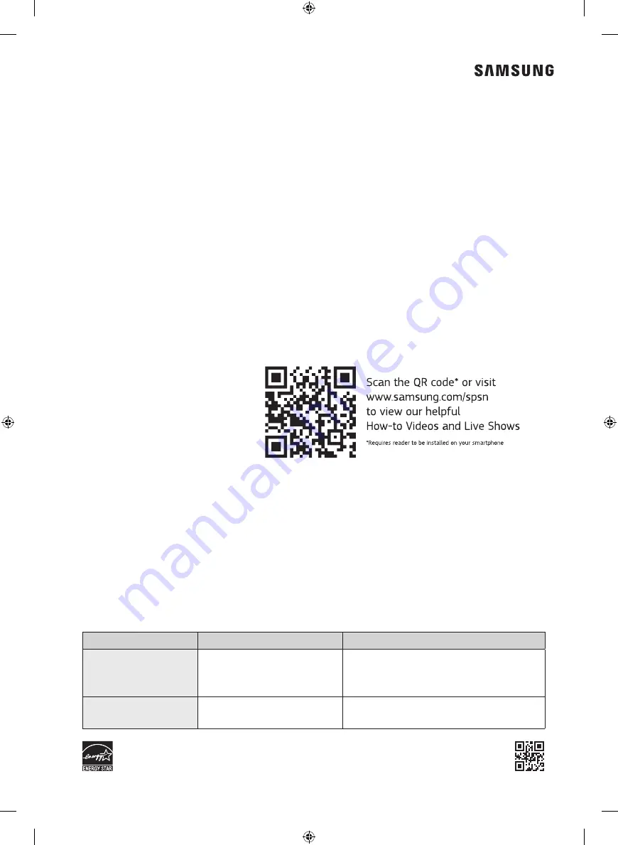 Samsung FlexDry DVE60M9900W/A3 User Manual Download Page 228