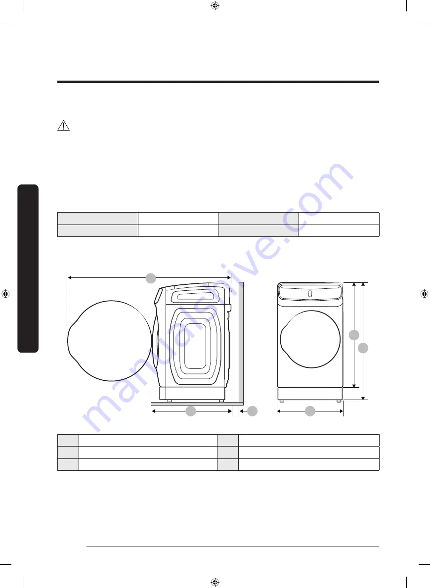 Samsung FlexDry DVE60M9900W User Manual Download Page 92